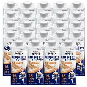 뉴케어 액티브 단백질음료 오리지널 200ml 24팩 고단백 건강음료 식사대용
