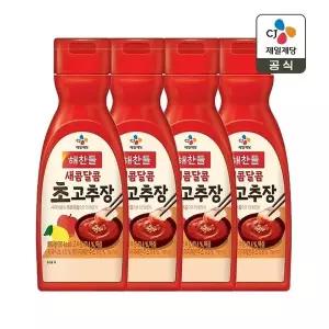 [CJ제일제당]해찬들 새콤달콤 초고추장 300g(튜브형) x4개