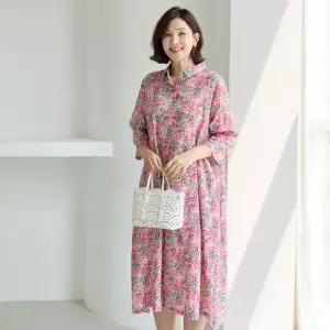김여사, (신상) 바람결 플라워 린넨 원피스 3OP605223