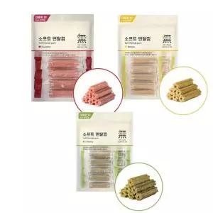 바우와우 [30개] 무마진 소프트 덴탈껌 270g 블루베리 클로렐라 바나나 치석관리 덴탈케어 구강청결