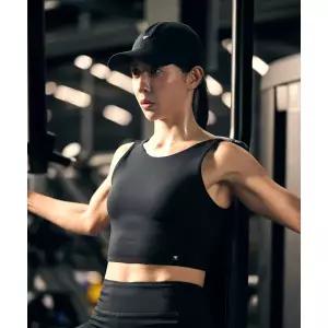 등산티셔츠 기능성상의 YWM26284Z1 PURE SKIN 퓨어 스킨 여성 브라탑 Black