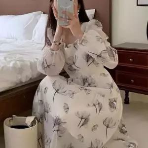 여리여리 꽃무늬 캉캉 플라워원피스 a라인원피스 스퀘-WD5EF93_