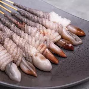 [자연맛남]낙지 호롱 꼬치(대) 70/90 900g(10-13개) 낙지양념 포함