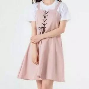 프릴원피스 나시원피스 홈웨어 드레스 반팔원피스 OPS-WD5EF86__
