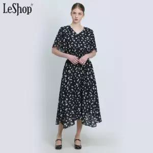 [르샵(LeShop)] 플라워프린팅 브이넥원피스 (택가격: 229000원)
