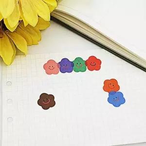 캐릭터 실용성 웃는꽃 스티커 캐릭터 다이어리 100p