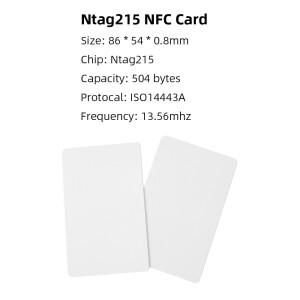 200 개/상자 NFC 카드 215 칩 TagMo Forum Type2 13.56mHz 화웨이 공유 ios13 개인 자동화 단축키