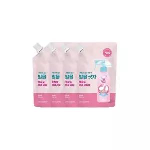 [셀러허브][기타] 온더바디 코튼풋 발을씻자 풋샴푸 비누향 리필 500ml 4개 (S50063041)