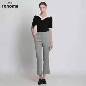[레노마(renoma)] 모노그램 부츠컷 슬랙스 팬츠 (택가격: 198000원)