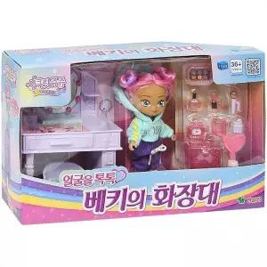 [하프클럽/]시크릿쥬쥬 베키의화장대 얼굴을톡톡 어린이 메이크업 화장놀