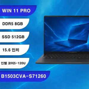 ASUS ExpertBook B1 B1503CVA-S71260 WIN11PRO DDR5-8GB SSD512GB 인텔 코어 5-120U (DC)