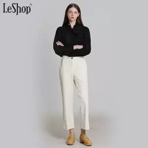 [르샵(LeShop)] 뒷밴딩 세미부츠컷슬랙스 (택가격: 109000원)