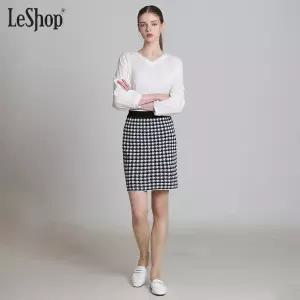 [르샵(LeShop)] 허리밴딩 니트 미니스커트 (택가격: 49000원)