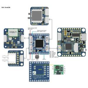 픽스호크 MATEK CANL431 AP_PERIPH CAN 노드 DRONECAN 나침반, 센서용 GNSS, 대기 기압계 L431 속도 ARDUPILOT 26X26MM