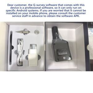 HL3 포켓형 레이저 RTK GNSS 수신기 휴대용 GPS 고정밀 IMU 틸트 측량 매핑 도구, 강력하고 가벼움