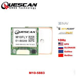픽스호크 QUESCAN M10FLY 10HZ FPV 드론 M10 GLONASS BETAFLIGHT GPS INAV 모듈 BEIDOU GALILEO 나침반 GNSS용 PIXHAWK ARDUPILOT