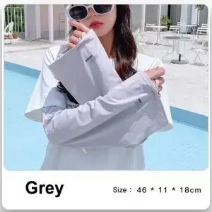 1쌍 캐주얼 경량 자외선 차단 팔토시 폴리에스터 쿨 스 실크 슬리브 루즈핏 단색 스포츠용