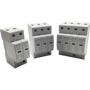 가정용 번개 서지 보호대 저전압 피뢰기 장치  AC SPD 2P 3P 4P 20ka AC275v 385V 420v