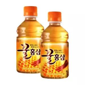 학교 280mlX24PET 꿀물 술깨는음료 건강음료 홍삼 웅진 꿀홍삼 음료수꿀차 서치41