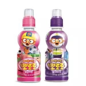 뽀로로 음료수 복숭아맛12개 블루베리12개 235ml 24개 41039242)