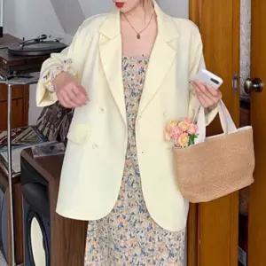 여성 얇은 루즈핏 간절기 자켓 화사한 색상 봄 여름용 얇은자켓 루즈핏자켓 데일리자켓 패션자켓 가벼운자켓 봄자켓 여름자켓 여성자켓 간절기자켓 화사한자켓