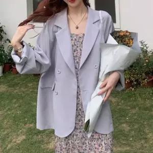 여성 여름 아우터 얇은 자켓 심플 디자인 세련된 스타일 얇은자켓 캐주얼룩 여성자켓 가벼운아우터 여름아우터 경량자켓 데일리웨어 봄여름옷 세련된스타일