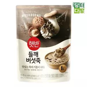 햇반 들깨버섯죽 420g X 5개 CJ