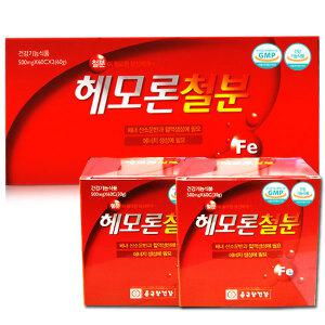 종근당건강 헤모론철분_2개월 헴철 철분제 해조칼슘