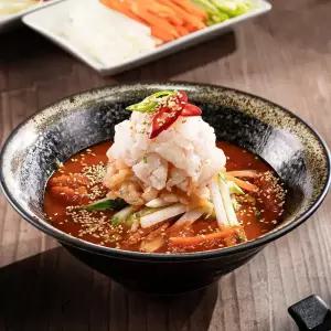 통영 바다장어 물회 생선회 2인분/회200g+육수+야채