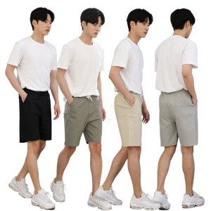 남성 여름 린넨 반바지 아이스바지 쿨바지 밴딩 면 빅사이즈 남자반바지