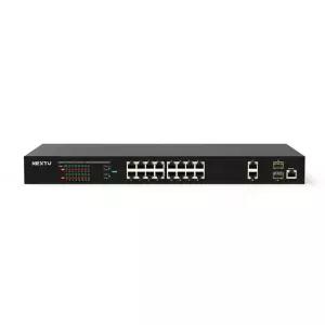 넥스트유 16포트 기가비트 PoE 250W 2SFP 2TP 스위치허브 NEXT-POE1720L2-250