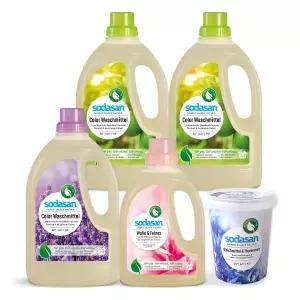 독일 직수입 세탁세제 1.5L 3통(라임 2,라벤더 1)+울세제 750ml 1통 + 표백제 450g