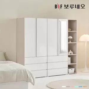 보루네오 [착불] 타키 2000 Z세트 장롱 장농 이불장 안방 작은방 원룸 서랍 거울 6자 7자