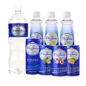 초정탄산수 플레인 라임 그린애플 복숭아 / 190ml 250ml 350ml 500ml 1.5L 모음전 