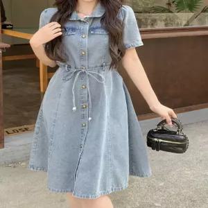 KARRA 플레어포켓데님원피스 끈벨트SETA5M0686