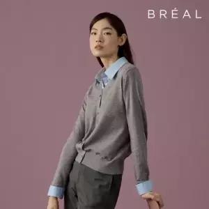 브리엘 셔츠 레이어드 니트 2종
