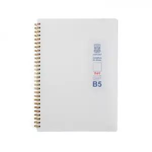 옥스포드 밀크 PP 절취 스프링노트 B5 무지 252X179MM