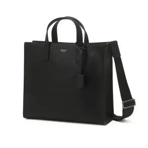헤지스 액세서리 26SS [KEVIN] 블랙 로고배색 크로스 토트백 31cm HJBA6E885BK