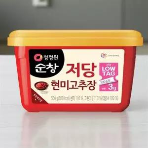 저당 고추장 다이어트 저칼로리 식단 관리 전통 발효식품 국산 500g