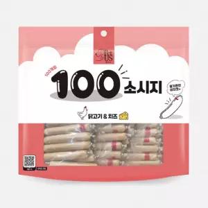 펫어스 대용량 강아지 고양이 겸용 백소시지 100p+5p