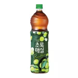 웅진 초록매실 오리지널 1.5L 12페트/과즙/음료수/쥬스/대용량/매실/음료/디저트/캔음료/맛있는/드링크