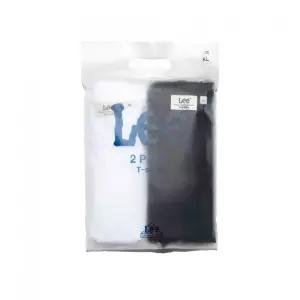 매장정품 LEE 스몰 트위치 로고 2PACK 티셔츠 믹스 LE2602ST50MX 191073
