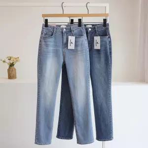 [잇수다] 노블레 슬림 일자 스판 데님 팬츠 (S-XL)