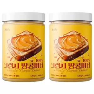 비소뉴 크런치 땅콩버터 500g 2개