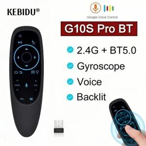 G10S PRO BT 음성 리모컨 2.4G 블루투스 5.0 무선 에어 마우스 자이로 스코프 스마트 리모컨 백라이트 안드