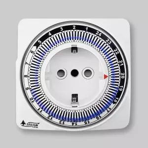(주)서준전기 국산 고용량 타이머 콘센트 자동 전등전원 24 시간 time switch 간판 전기 절감기