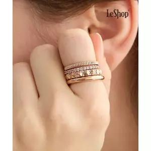 [르샵]14K 퀼팅 스터드 반지 4종 세트 GoldPlated LJ0583BRR_P387181992