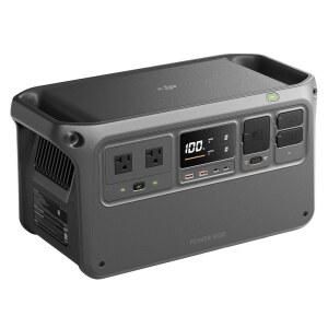 DJI 파워 1000 휴대용 발전소, 1024Wh LiFePO4 배터리, 2200W(피크 2600W) AC/140W USB-C 출력, 23db 울트라 사일런트, 가정용 백업, 캠핑용 태양광 발전기(태양열 패널 옵션)