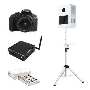 Dslr 포토부스 기계, 휴대용 셀카 카메라, 사진 부스, 키오스크, 삼각대 프린터 옵션, 웨딩 크리스마스 파