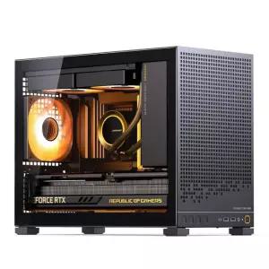 JONSBO D32 PRO Micro-ATX PC 케이스, 고호환 미니 데스크탑 MB용 A/B 모드, 지원 MATX 백커넥트 /BTF MB, 365mm GPU /240AIO /16